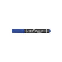 Marcador Pica Classic Punta Redonda Azul – 10 Unidades – Tinta Permanente Resistente al Agua