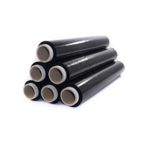 Confezione 6 Rotoli Pellicola Film Estensibile Manuale Nero Cm 50x250 Mt Per Imballaggio Spedizioni E Trasloco - Koem