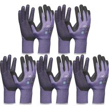 Guanti Da Lavoro Gebol Multi Flex Lady Lilla Taglia 6 (xs) 5 Paia - Vasalat