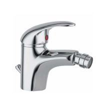 Mezclador de bidé en acero cromado – Aireador orientable – Cartucho de 40 mm – Conexiones M10x1 y M11/4