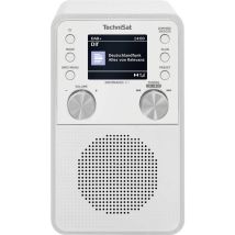 Technisat Digitradio 317 Radio De Table Dab+, Fm Fm, Dab+, Bluetooth, Aux Fonction Réveil Blanc