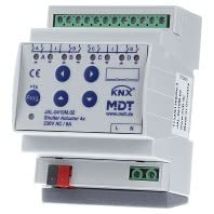 Eib, Knx, Actionneur D'Obturateur 4 Fois, 4su Mdrc, 10a, 230vac Avec Mesure Du Temps De Dã placeme. Mdt Jal-0410m.02