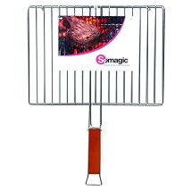 Griglia Barbecue Somagic Double Rectangular Acciaio 40x29 Cm