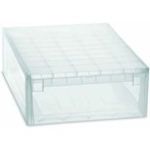 Multifunktionskommode 52XL 22L – 39,6 x 52 x 16,9 cm – Transparenter Kunststoff – Praktischer Organizer für Büro und Zuhause