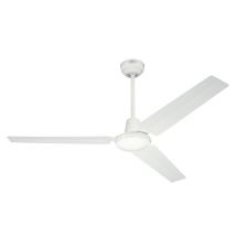 Westinghouse Lighting, Ventilatore A Soffitto Industrial, Interruttore A Parete, Ciclo Estate/inverno, Bianco, Ø 142 Cm 7226840