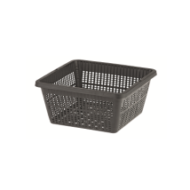 Cestello quadrato per piante acquatiche OASE – 19 x 19 x 9 cm – Plastica resistente, colore nero, capacità 3 litri