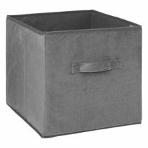 5five Simply Smart - Cesta De Terciopelo Mix N Modul 31x31cm Gris Antracita - 5five