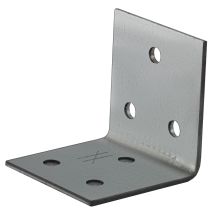 Squadre di fissaggio ANPS204440 40x40x2mm – Acciaio zincato – 1 pezzo – Montaggio facile e resistente per legno