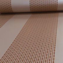 Arthouse Selina Stripe Wallpaper Copper Metallic Glitter Beads Stripey 673500
