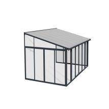 Palram - Canopia Aluminium Kaltwintergarten Sanremo Anthrazit 277x435x310 Cm
