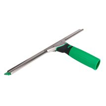 Limpiacristales Unger Ergotec (ancho 45 Cm, Con Perfil En S Y Goma Limpiadora Verde, Limpieza De Cristales Sin Rayas) Es45g