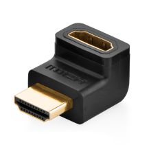 Ugreen - Adapter Winkelstecker Hdmi Oben Adapter Videokabel-adapter Abgewinkelter Hdmi-stecker Schwarz