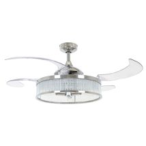 Beacon – Retractable Ceiling Fan – Fanaway Corbelle Chrome – 3 Speeds – 220-240V – 12kg