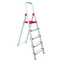 Svelt Escalera Aluminio Tijera Domestica Peldaño Ancho 5 Peldaños 2.20