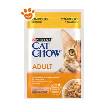 Cat Chow - Purina Adult Pollo E Zucchine - Purina Adult Pollo E Zucchine - Bustina Da 85 Gr