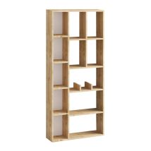 Holz Bücherregal "demios" - 75 X 18 X 170 Cm - Eiche Saphir