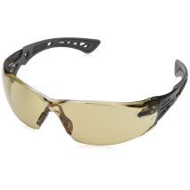 Rush+ - Patillas Bi-material Gris/negro – Pc Twilight - Anti-rayaduras Y Anti-vaho Platinum