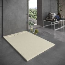 Plato De Ducha Resina Vortex Crema 80x180 Cm