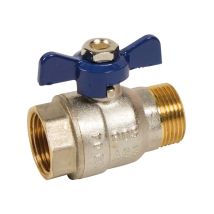 Sferaco - 533005 Ball Valve Brass Building + Pn30 -m.f.-flat Handle Blue Dn 3/4