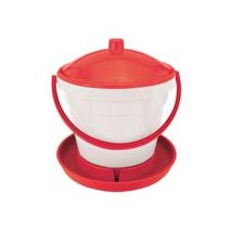 2pz Abbeveratoio Serbatoio Rapid Clean Per Polli - Lt.18, Cm.36x36x78h