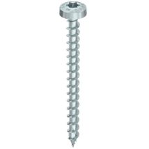 Tornillo Heco Topix-plus - Ø6x40mm - Cabeza Redonda - Rosca Variable Total - T30 - Caja De 200 - 61011