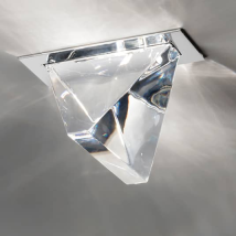 [neuwertig] B-ware Fabbian Tripla Led Deckeneinbauleuchte Deckenlampe Led Lampe Leuchte Alu