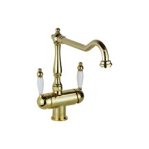 Miscelatore Lavello Cucina A 3 Vie Acqua Depurata Colore Oro Webert D920821010 Oro