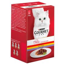 Gourmet – Mon Petit Cat Treats – 50g Pouch – Variety of Flavours – 6 Pack