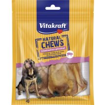 Vitakraft Schweineohren 2 Stück – 100% Naturprodukt – Ohne künstliche Geschmacksverstärker – Ohne Farbstoffe – Ohne Konservierungsstoffe