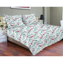 Ropa de cama de satén PREMIUM 140x200 cm y funda de almohada 70x80 cm – 100% algodón – Certificado OEKO-TEX