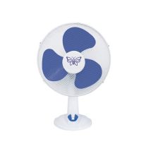 Butterfly - 3 -peed Table Ventilateur 45w Papillon Bleu