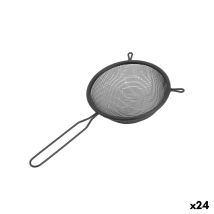Sieb Quttin Schwarz Metall Ø 10 Cm (24 Stück)