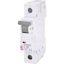 Eti Disjoncteur 1p C40 - 40a - 6ka - Fiabilité Et Sécurité Électrique - Normes Iec