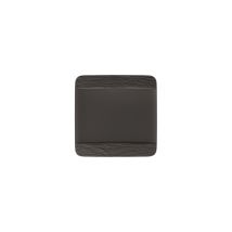 6 Assiette Plate Carré 28 Cm Noir - Manufacture Rock - Villeroy Et Boch