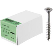 Edelstahl A2 Spanplattenschraube 4,0 mm x 25 mm – Voll- und Teilgewinde – Senkkopf mit PZ-Antrieb – Lieferung in Kleinpaketen