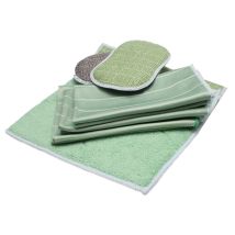 Confezione Da 6 Panni In Microfibra Di Bambù Per Finestre, Specchi, Piastrelle, Carrozzeria, Vetro In Microfibra Di Bambù, Bagno Domestico