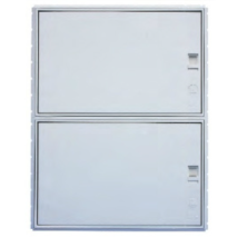 Marlanvil - Wandbündige Weiße Schalttafel 24 Din-module Ip65 Qzero-serie 990.24