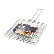 Filtex Graticola Griglia Bbq Ferro Cromato Senza Piedi 27x27 Cm