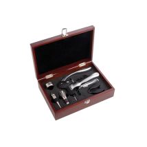 Coffret Cadeau En Bois Pour Accessoires De Vin - 5 Pièces