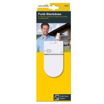 Funk-Steckdose IP44 – Steuerung für Rollläden – Kompatibel mit Schellenberg Smart App – 230V – 50Hz – Reichweite 20m
