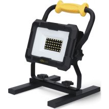 Led's Work - Led Baustrahler 20w, 2000 Lumen Strahler Dimmbar, Arbeitsleuchte Ip54