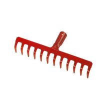 Râteau – Acier peint – 12 dents courbes – Modèle lourd – Jardin piscine