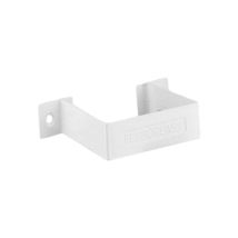 Ferroplast - Abrazadera Tubo Bajante Canalón Cuadrado Eume Blanco 70x70 Pvc
