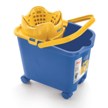 Cubo escurridor 14 litros – 4 ruedas giratorias – Escurridor automático – Ideal para limpieza del hogar