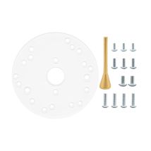Powertec 71022 Piastra Di Fresa Da 15,5 Cm, Adatta Per Cavi Porter, Bosch, Craftsman, Dewalt, Hitachi, Makita, Milwaukee, Ryobi