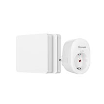 Dewenwils Funksteckdosen Mit Fernbedienung 16a 3680w 30m Reichweite 2 Wandschalter Plug-in Ein/aus Funk-wandschalter Erweiterbarer Lichtschalter Für 