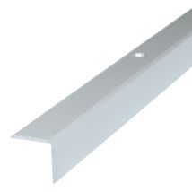 Profilé De Nez De Marche Avec Matériel De Fixation - 100cm X 42mm X 20mm Argent