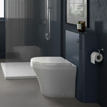 Vasari - Hudson Reed Sarenna Back To Wall Wc Toilet Unit 552mm Wide - Mineral Blue