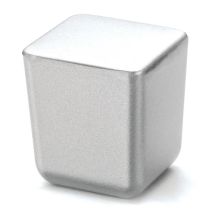 Estamp Pulsante Mini Quadrato Cromato 15x15 Mm