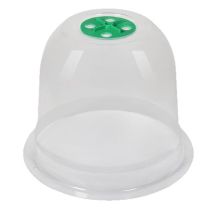 Gabrielle – 5 Campane di Protezione per Piante – Diametro 19,2 cm, Altezza 16 cm, Plastico Trasparente